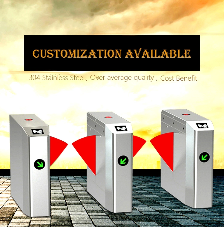 New Access Control System Metro / Subway/ Underground Entrance Barrier Gate /Flap Barrier Optical Turnstile