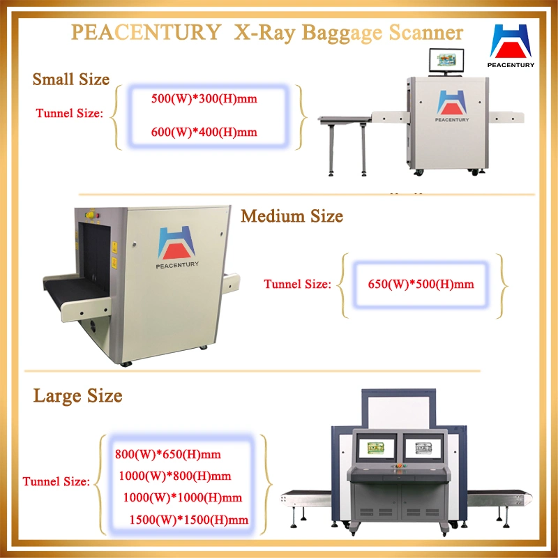 Factory Security Equipmemt X Ray Baggage Scanner Price