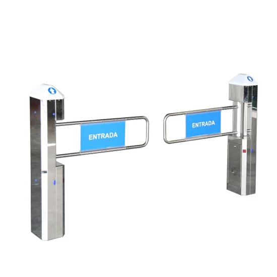 Counter Flap Barrier Turnstile Speed Automatic Supermarket Entry Gate