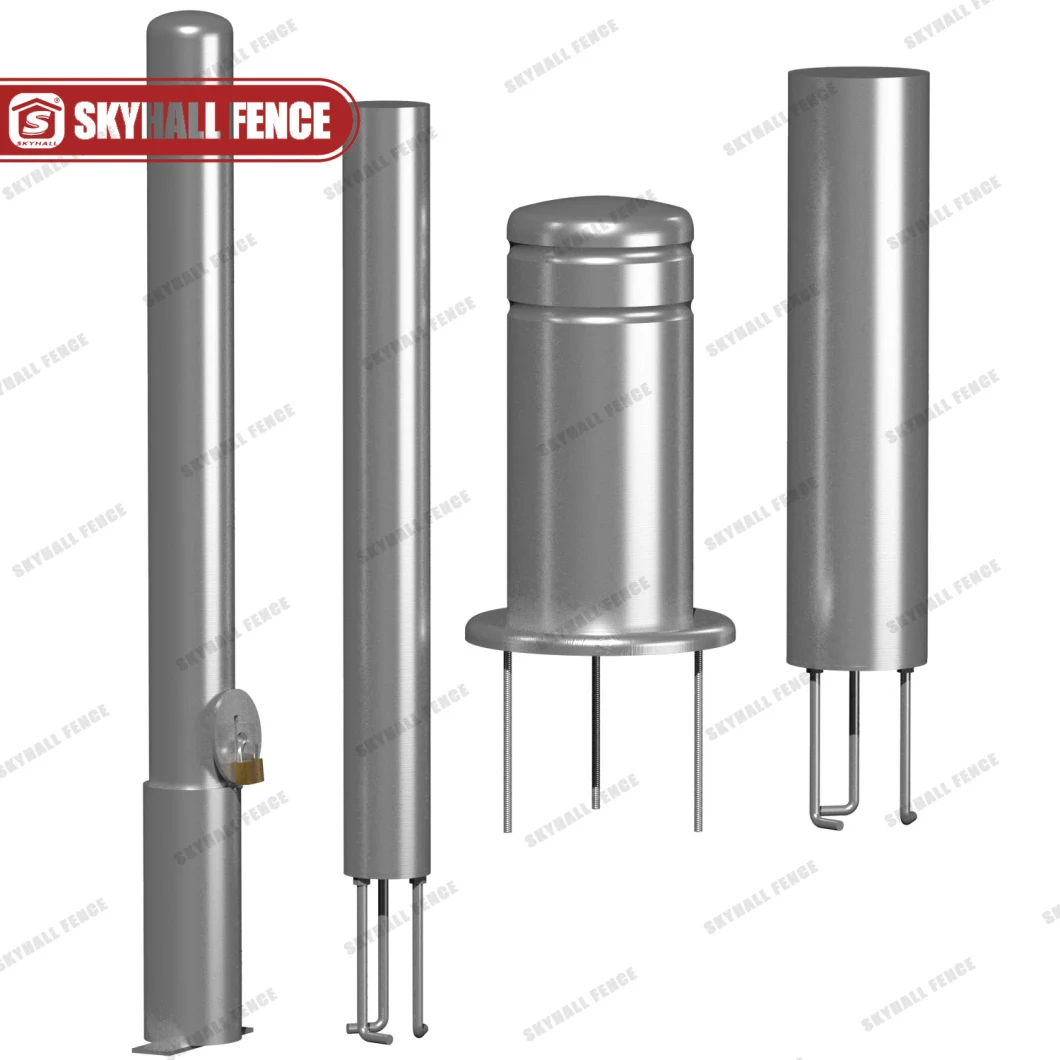 Decorative Traffic Bollard 304 304L 316L Stainless Steel Bollard for Road and Traffic Safety
