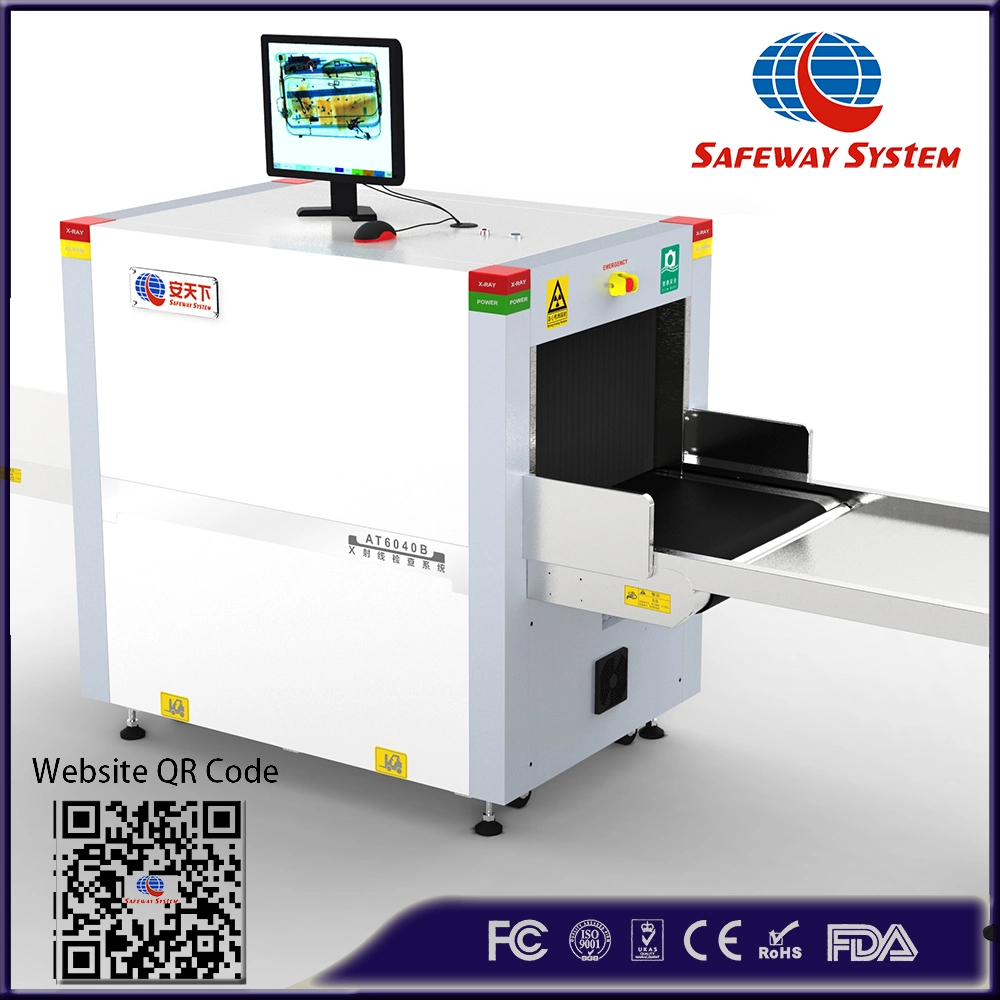 China 6040 Xray Baggage Scanner X-ray Inspection System Scanner with Best Wholesale Price