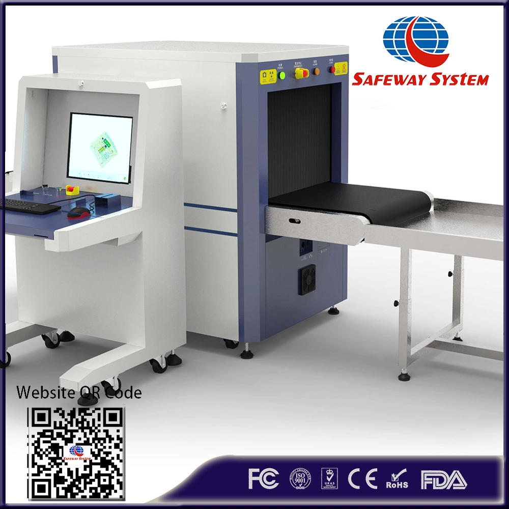 6550 Airport Cabin Security X-ray Baggage Scanner for Luggage and Parcel Scanning and Screening with CE, FDA Approved Direct Wholesale Price From China