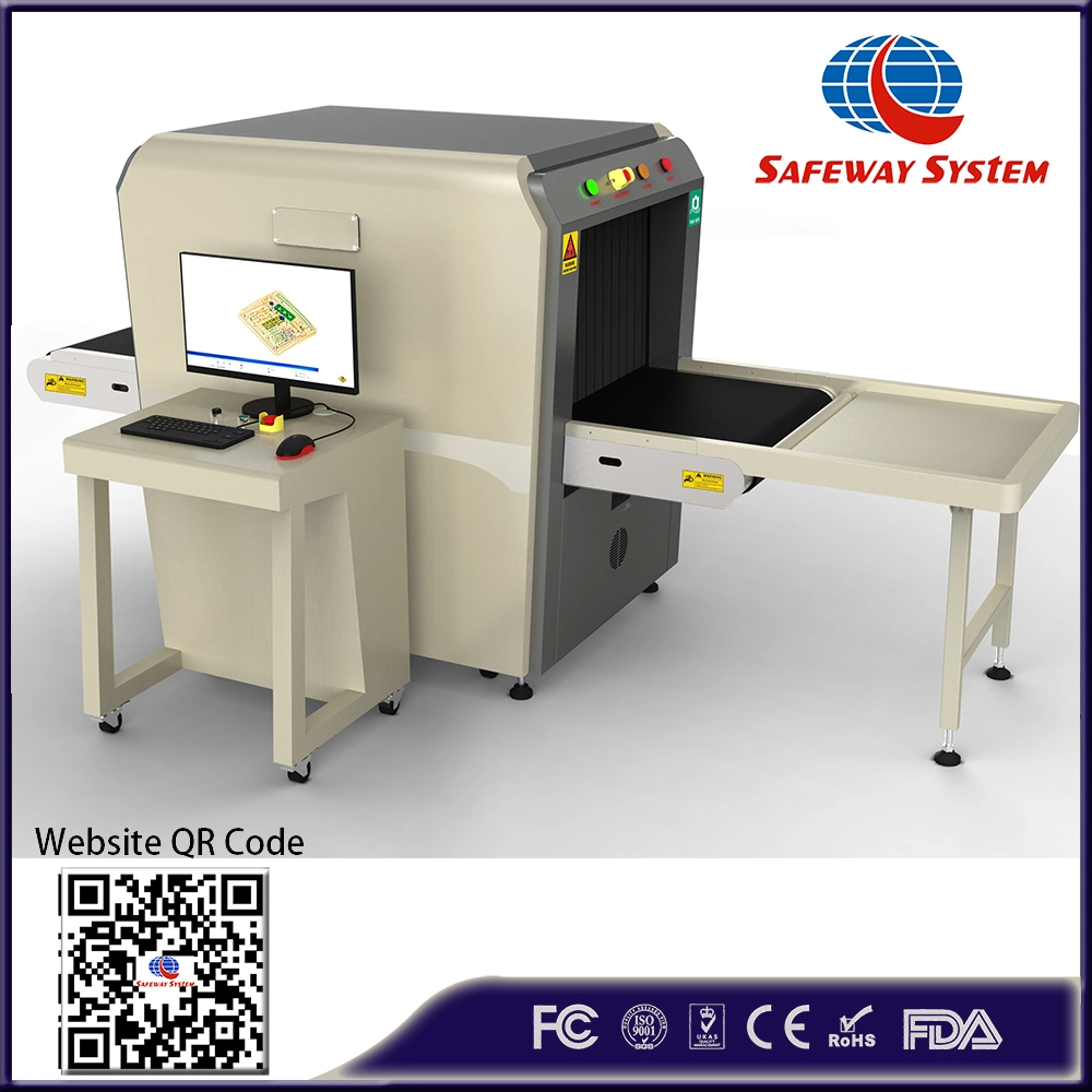 6550 Airport Cabin Security X-ray Baggage Scanner for Luggage and Parcel Scanning and Screening with CE, FDA Approved Direct Wholesale Price From China