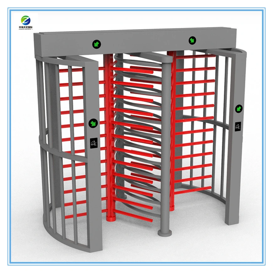 Face Recognition Powder Coated Full Height Turnstile