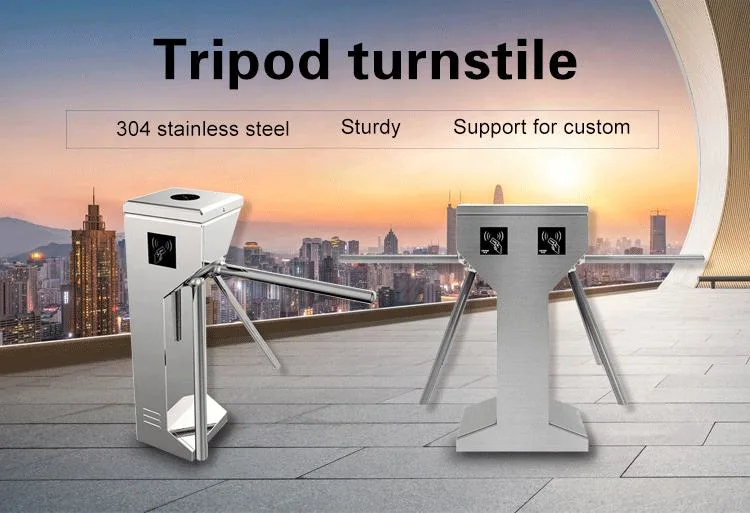 Automatic Face Recognition High Security Optical Tripod Turnstile