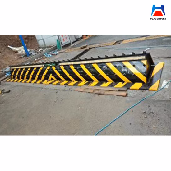 Traffic Controlled Hydraulic Road Blocker for High Security Parking Blockers