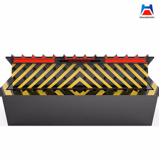 Security Vehicle Barriers Underground Remote Control Hydraulic Automatic Road Blocker