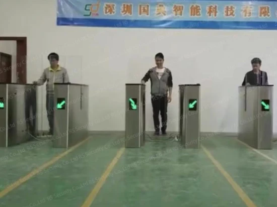 Upscale Metro Walkway Acrylic Cover Glass Turnstile Electri Circuit RFID Cards Speed Barriers Gate