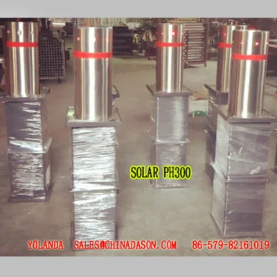 Semi-Automatic Bollard with Sollar Lights pH300-L