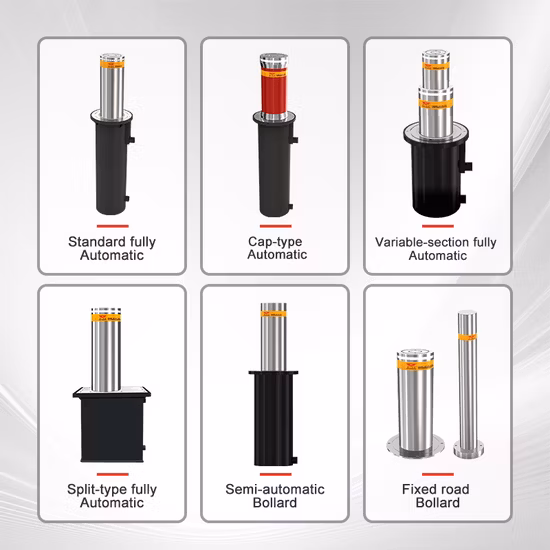 Automatic 304 Stainless Hydraulic Bollards